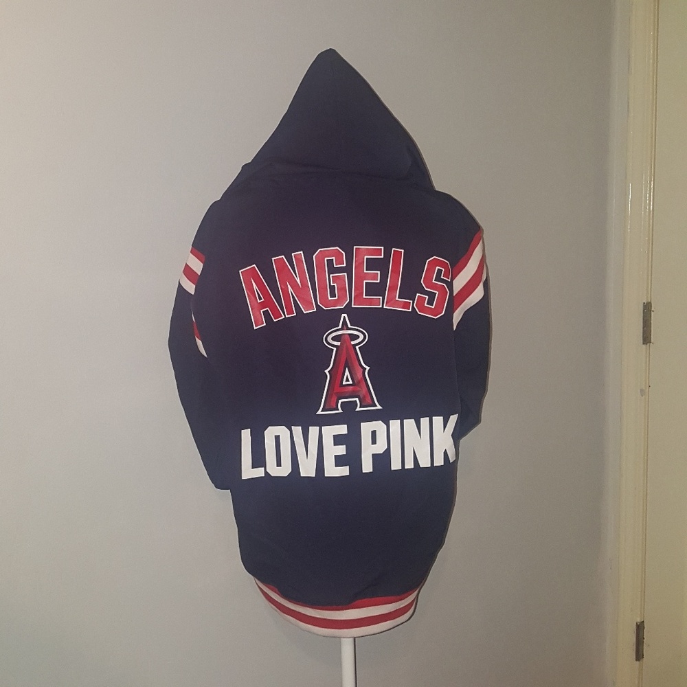Pink by Victoria Secret Angels Baseball Hoodie